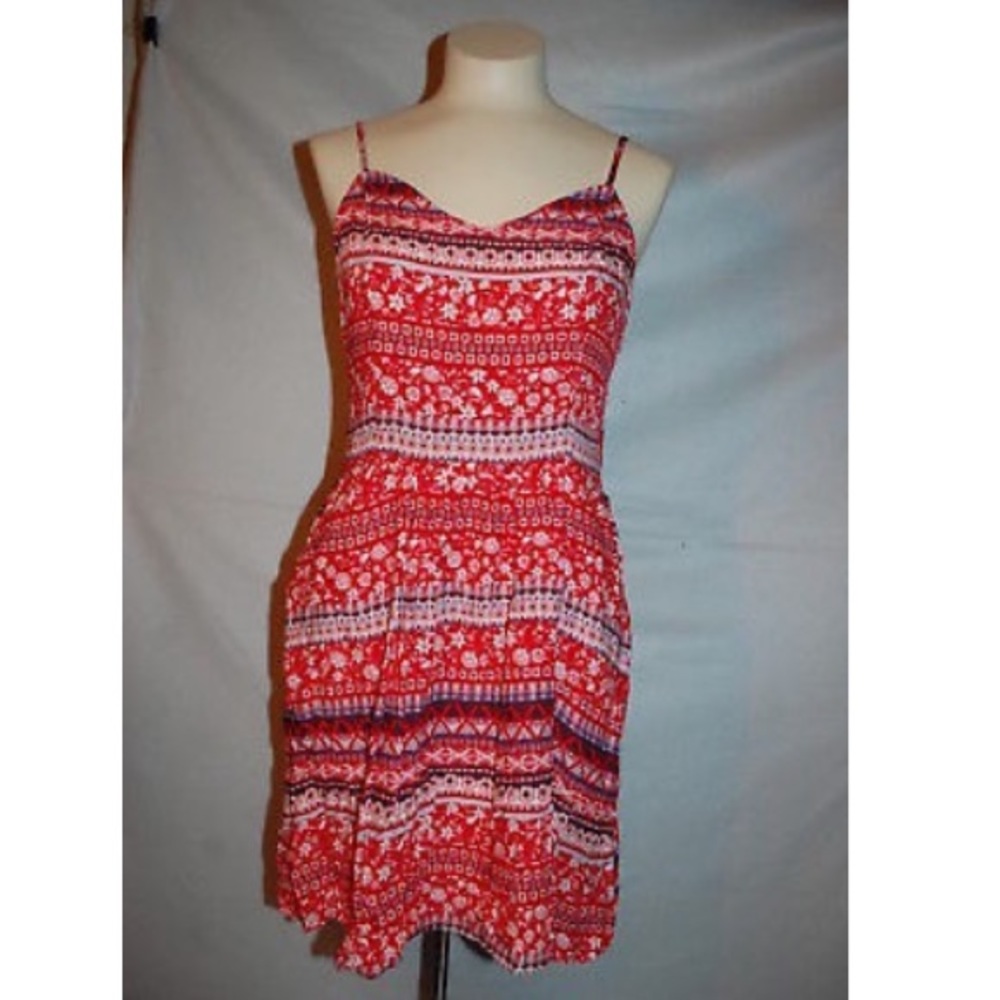 No Boundaries Spaghetti Strap Floral Dresses